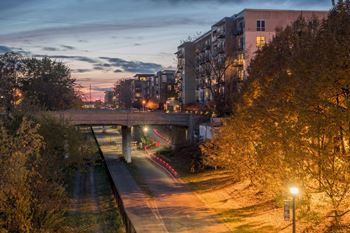 Midtown greenway bike trail - lago apartments